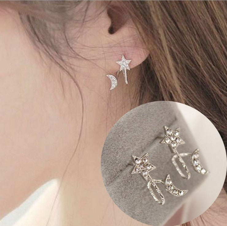Daisy Flower Crystal Charming Earring