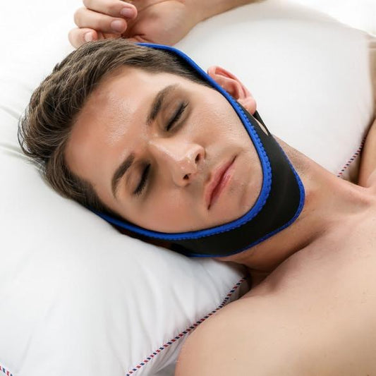 Clearance ACEVIVI Nylon Snore Stopping Chin Strap Soft Sleep Anti Snore Strap