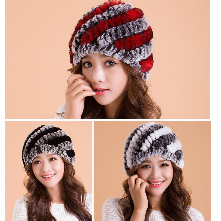 High Quality New Women's Winter Ear Cap Hat Ski Slouch Hot Hat Cap