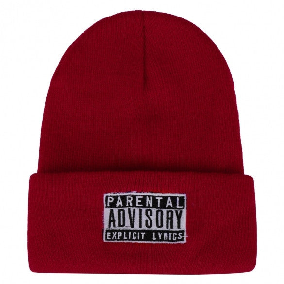 Fashion Warm Unisex Knit Ski Hats Letter Pattern Hip-Hop Beanie Cap Hat