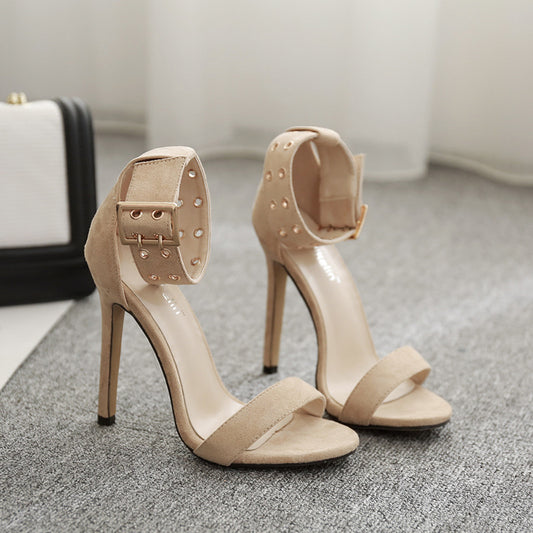 Elevate Your Style with Effortless Chic Sleek High-Heeled Sandals