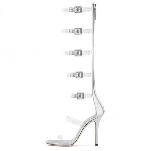 Roman-Inspired Strappy Stiletto Sandals
