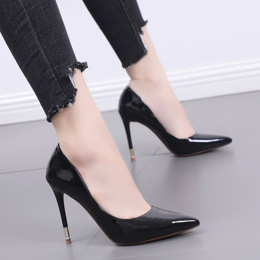 Work Point Toe Wedding Ankle Pumps