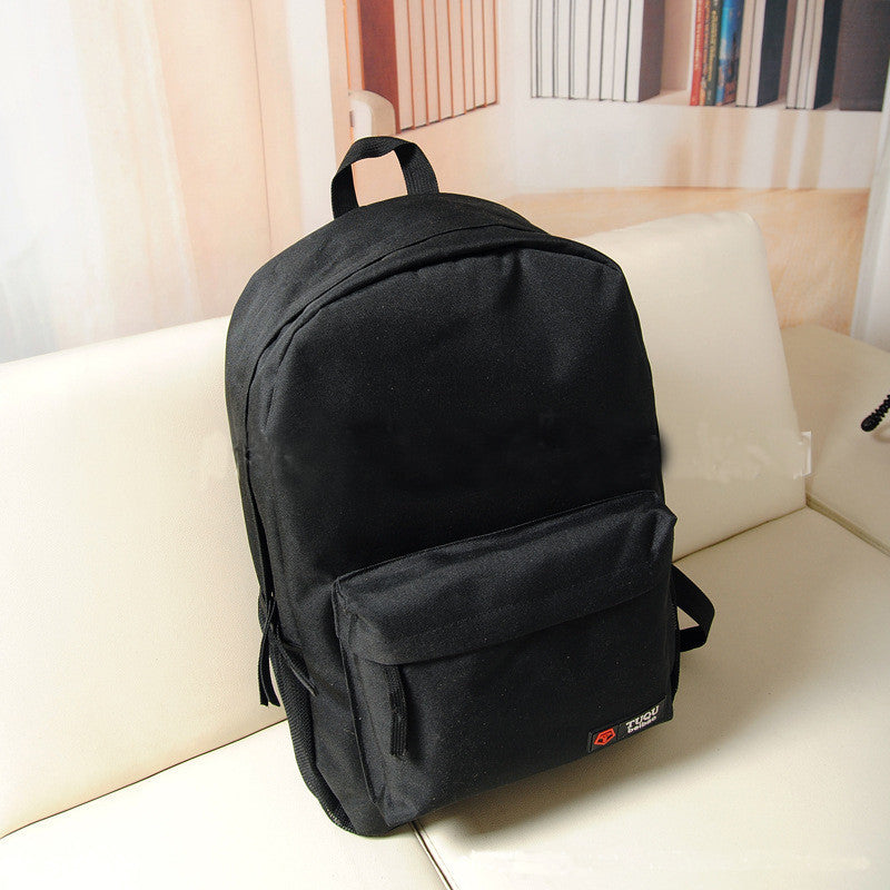 Pure Color Korean Style Flexo Backpack - Meet Yours Fashion - 5