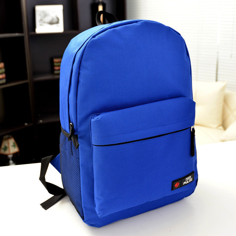 Pure Color Korean Style Flexo Backpack - Meet Yours Fashion - 11