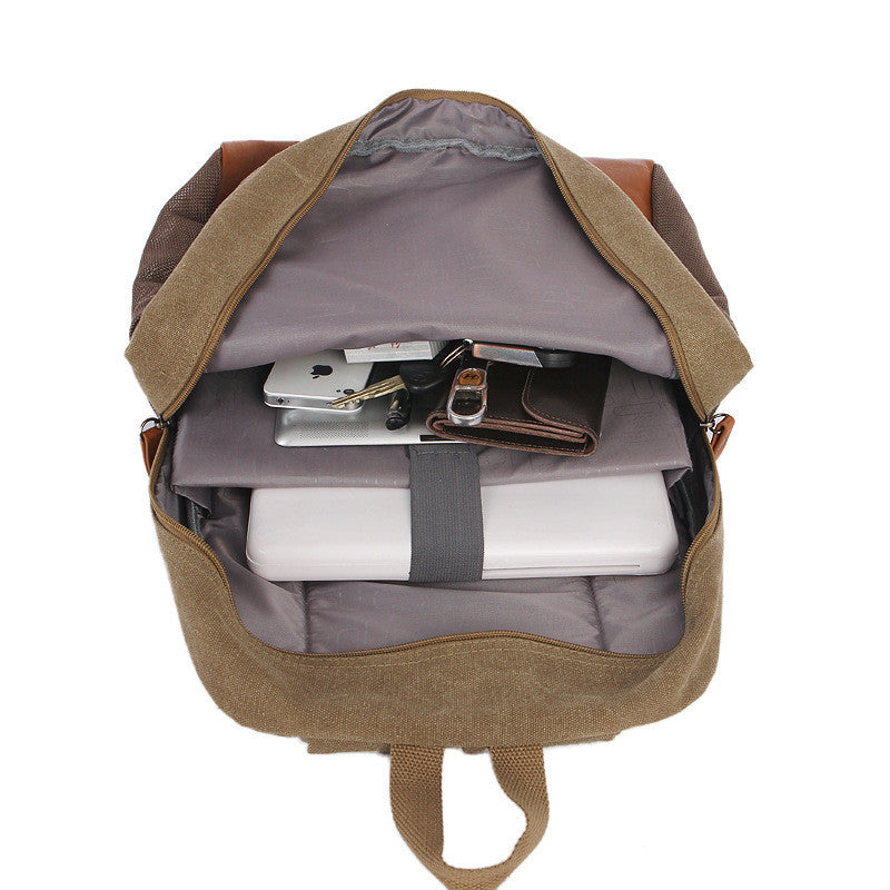 Fashion Korea Casual Style Canvas Computer Backpack - Meet Yours Fashion - 9