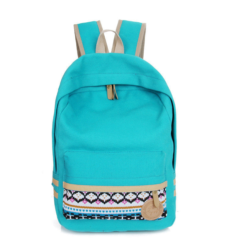 Fashion Street Style Print School Backpack Canvas Bag - Meet Yours Fashion - 3