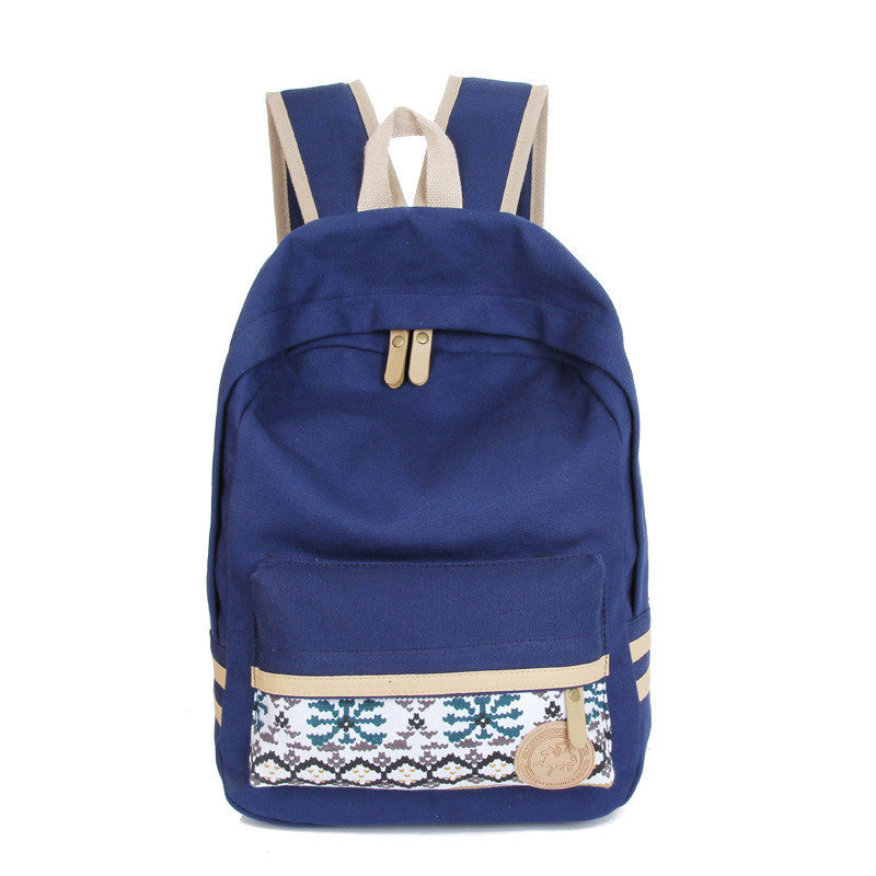Fashion Street Style Print School Backpack Canvas Bag - Meet Yours Fashion - 2