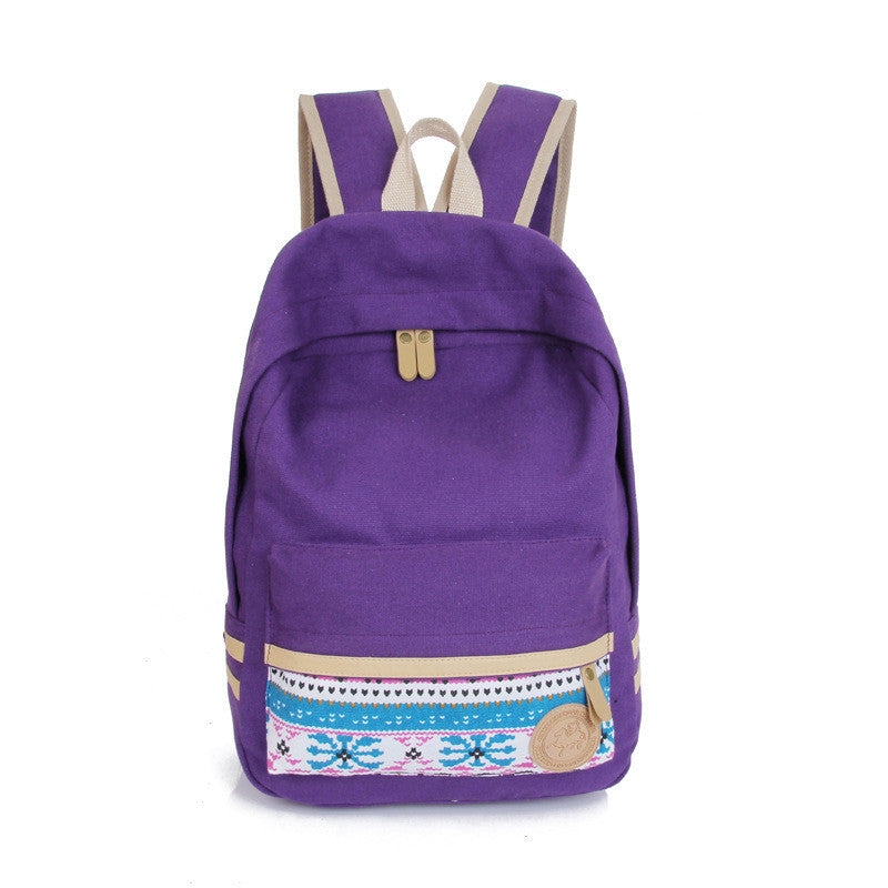 Fashion Street Style Print School Backpack Canvas Bag - Meet Yours Fashion - 6