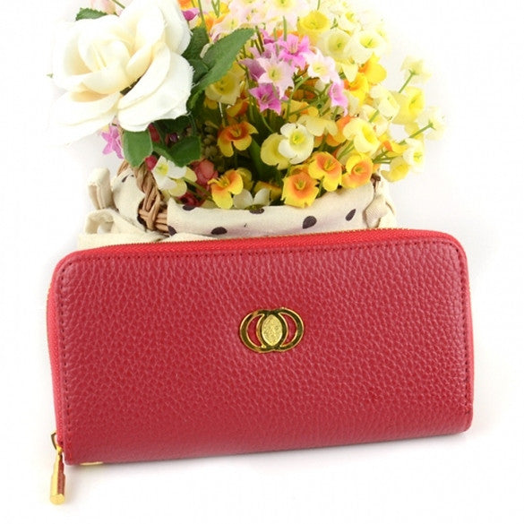 Women's Embossed Synthetic Leather Purse Wallet Card Bag
