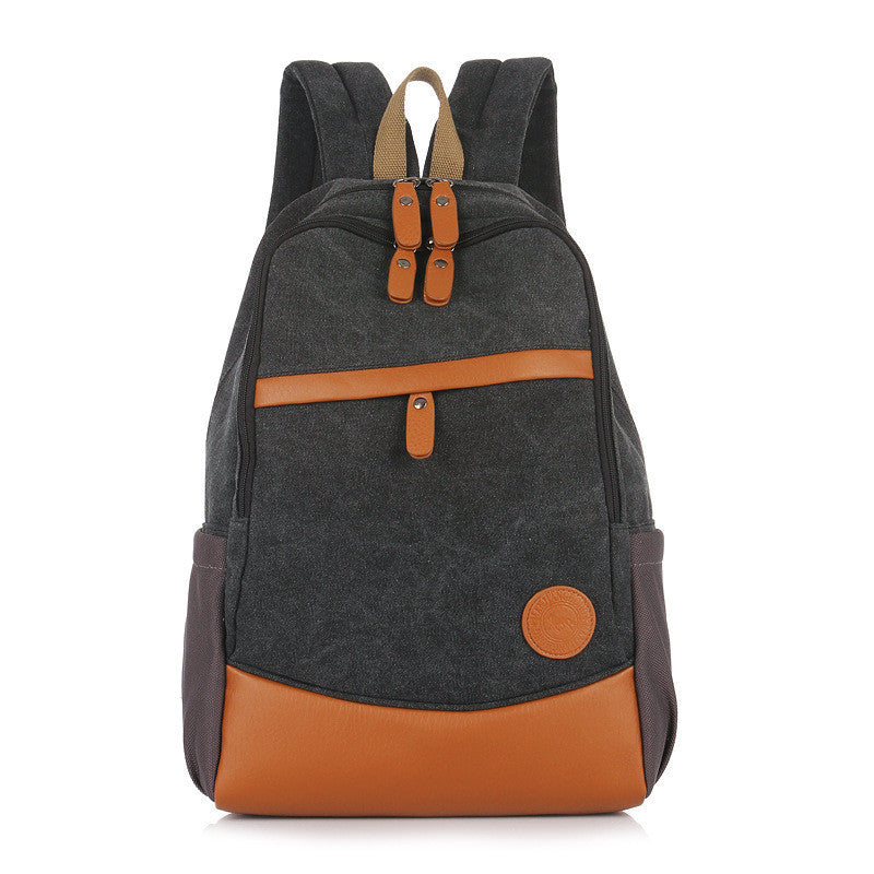 Fashion Korea Casual Style Canvas Computer Backpack - Meet Yours Fashion - 5