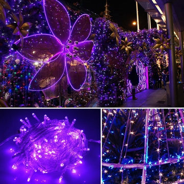 New Arrival 10M 100 LED Purple Lights Decorative Christmas Party Twinkle String 220V EU