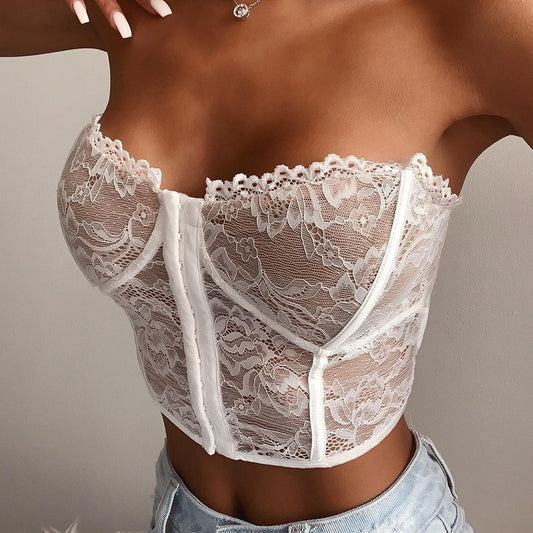 I-Shaped Lace Top