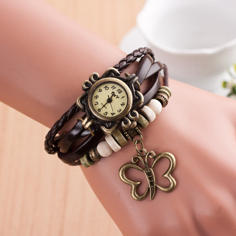 Hollow Out Butterfly Multilayer Watch