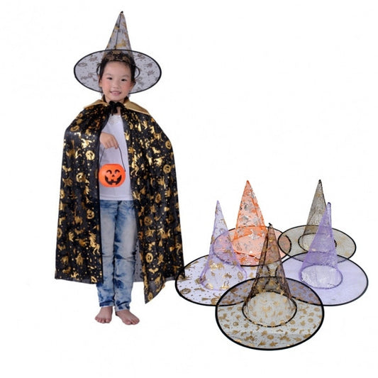 Fashion Wicked Witch Sorceress Cap Halloween Costume Fancy Accessory