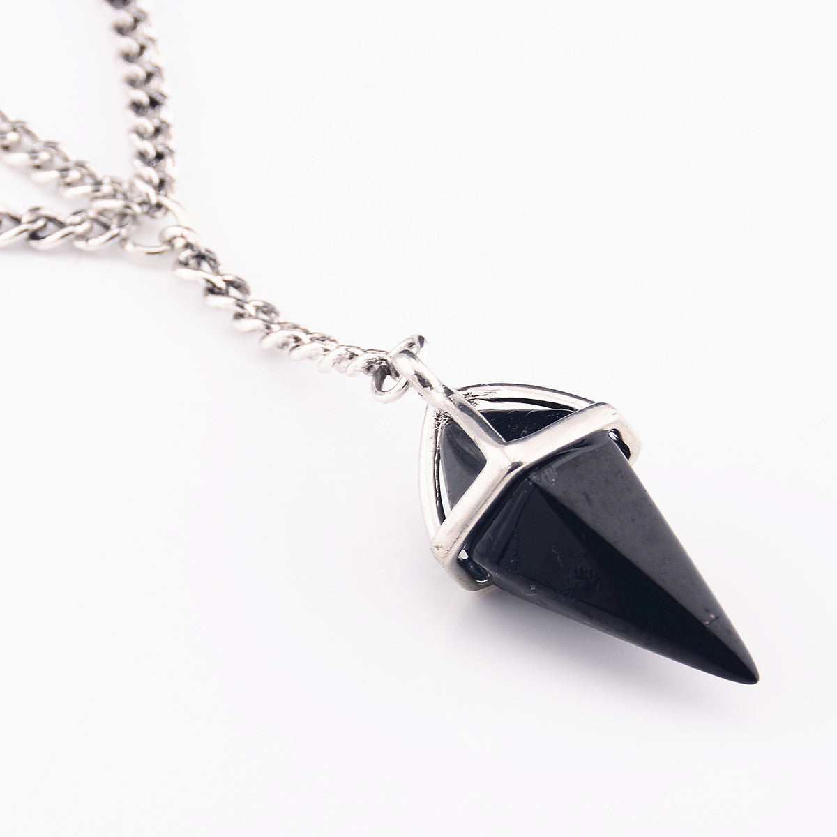 Punk Personality Diamond Crystal Short Pendant Necklace