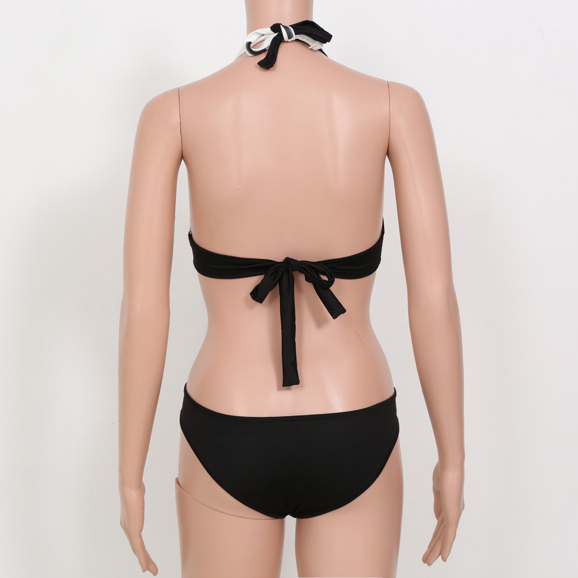 Plus Size Polka Dot Cut Out One Piece Swimwear Monokini - Meet Yours Fashion - 4