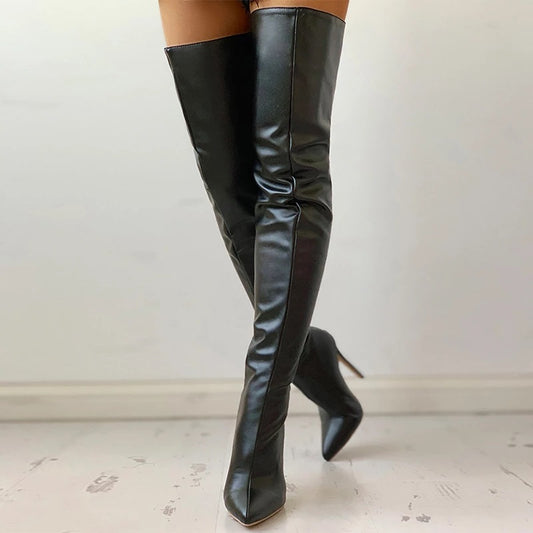 Autumn And Winter New European and American Fashion Knee  Women's Boots