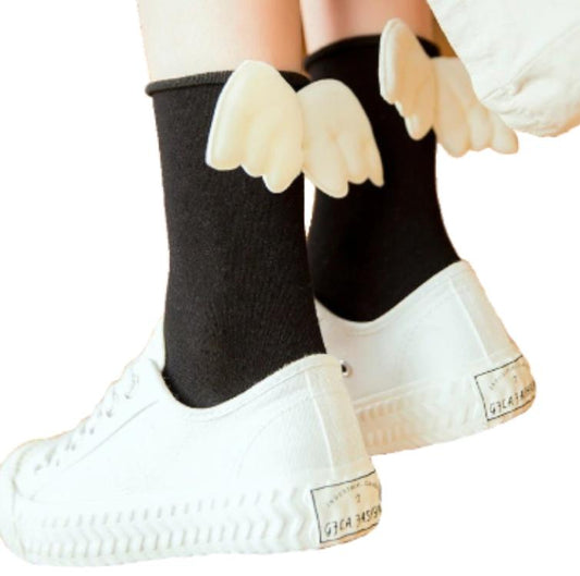 Kawaii Clothing Angel Wings Socks 3D Gothic Lolita Cute Harajuku Halloween Costume