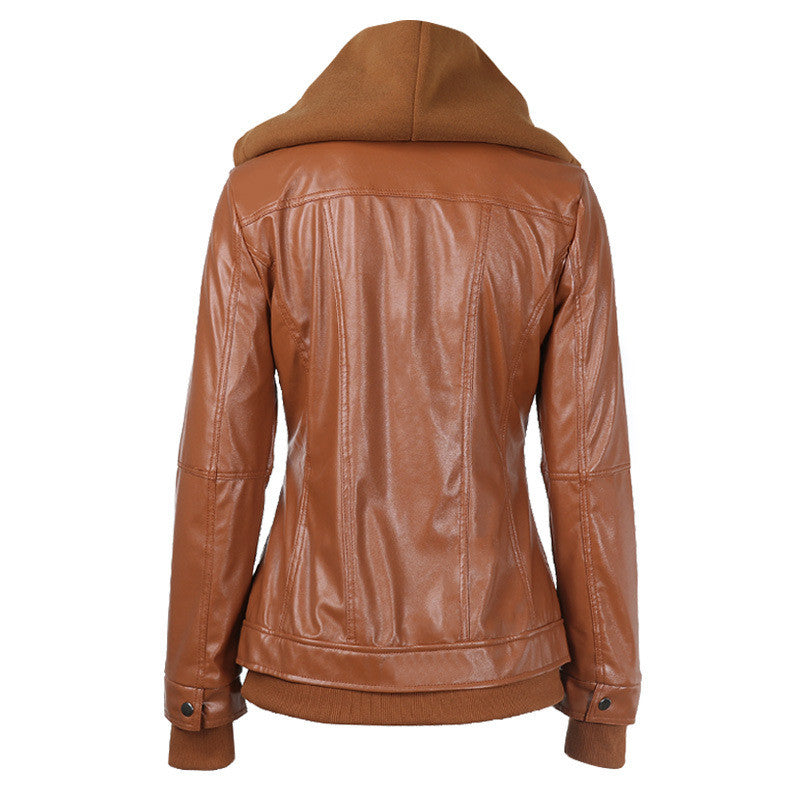 Faux Twinset Pocket Woman Jacket with Removable Hat on - Meet Yours Fashion - 9