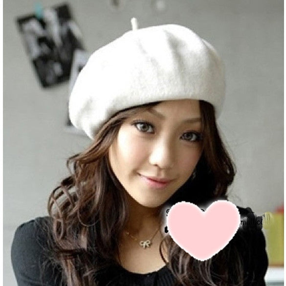 5 Colors New Fashion Wool Warm Women Beret Beanie Hat Cap Hot