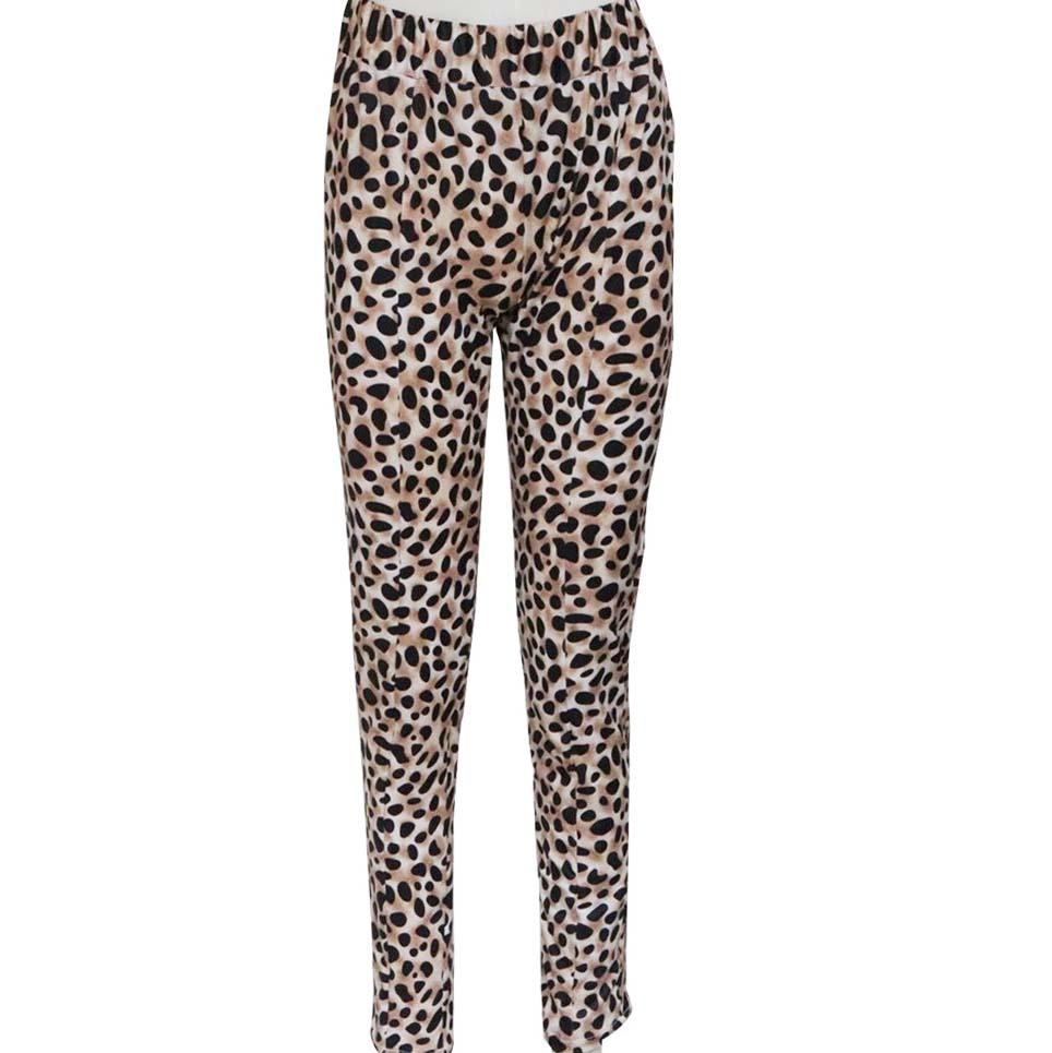 Leopard High Waist Casual Skinny Pants