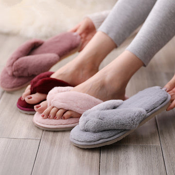 Winter Plush Soft Flip Flops
