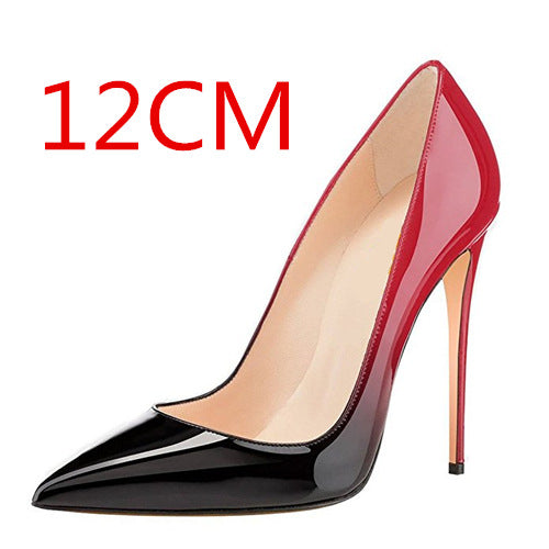 Pointed Toe Low Cut Super High Stiletto Heels Dress Party Shoes