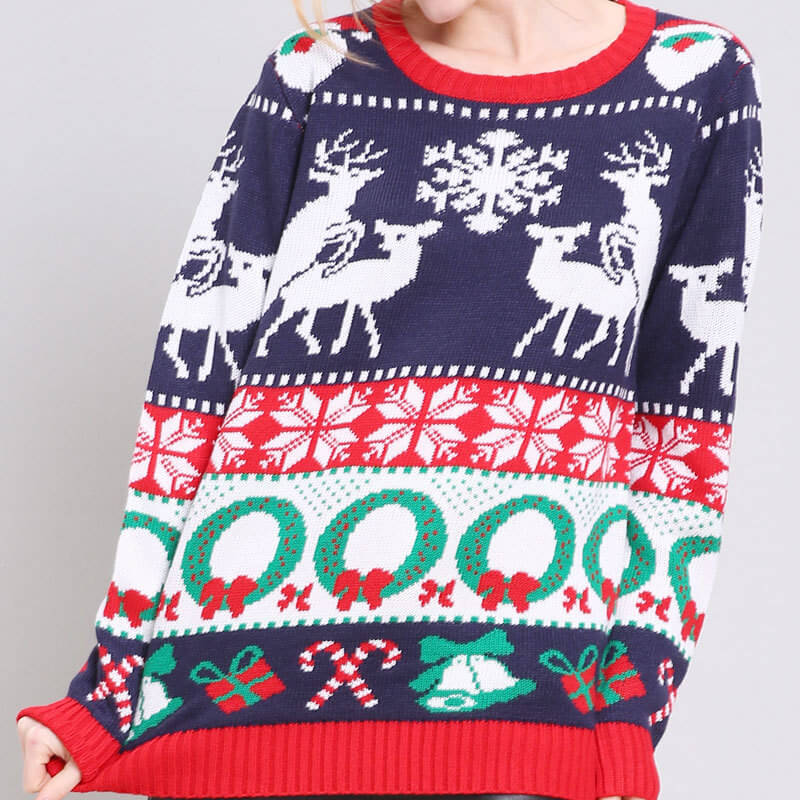 Funny Ugly Christmas Reindeer Sweater