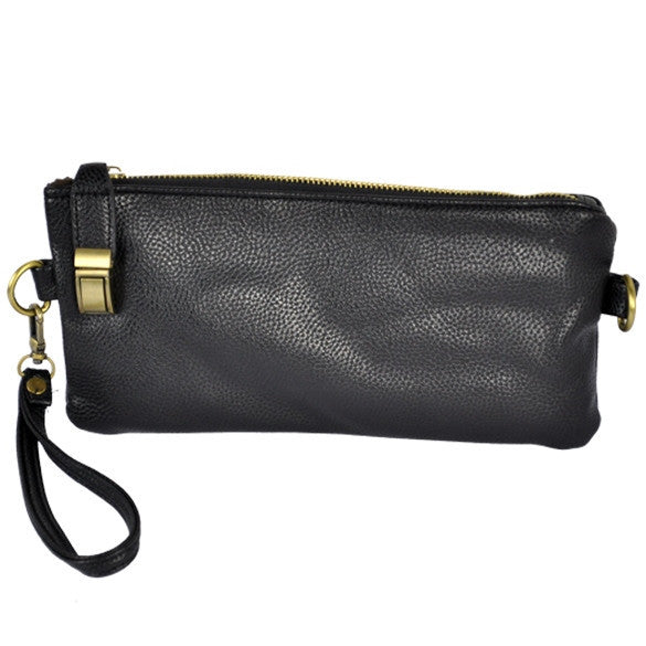 Fashion Retro Women Clutch Chain PU Leather Handbag Purse Tote Shoulder Hand Bag 6 Colors - Meet Yours Fashion - 1