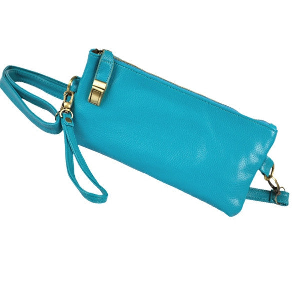 Fashion Retro Women Clutch Chain PU Leather Handbag Purse Tote Shoulder Hand Bag 6 Colors - Meet Yours Fashion - 4