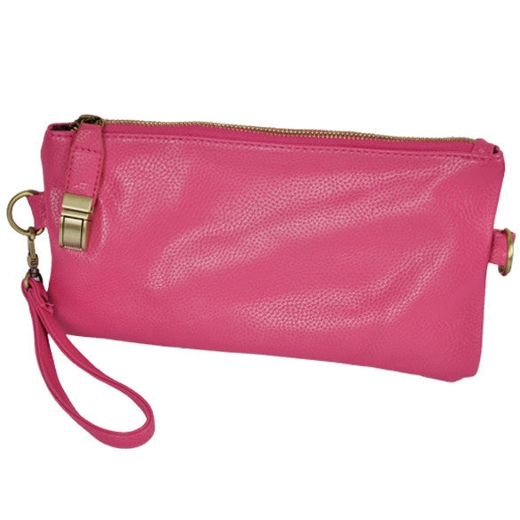 Fashion Retro Women Clutch Chain PU Leather Handbag Purse Tote Shoulder Hand Bag 6 Colors - Meet Yours Fashion - 6