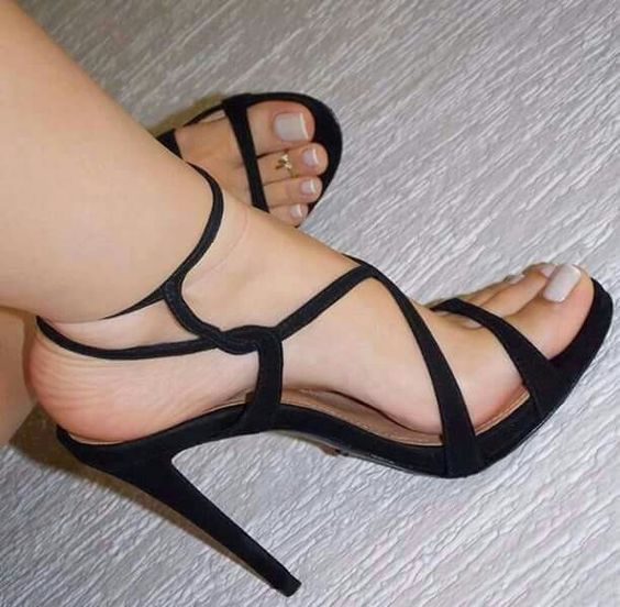 Simple Straps Open Toe High Stiletto Heel Sandals