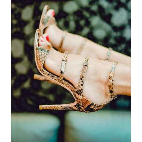 Simple Style Straps Open Toe High Stiletto High Heel Sandals