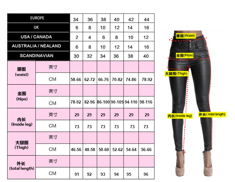 Shinning Sequins Back Packets High Waist Patchwork Zipper Long Skinny Pants