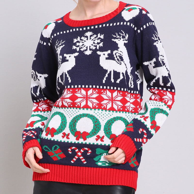 Funny Ugly Christmas Reindeer Sweater