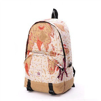 Scrawl Print Unique Backpack Cool Travel School Bag - Meet Yours Fashion - 4