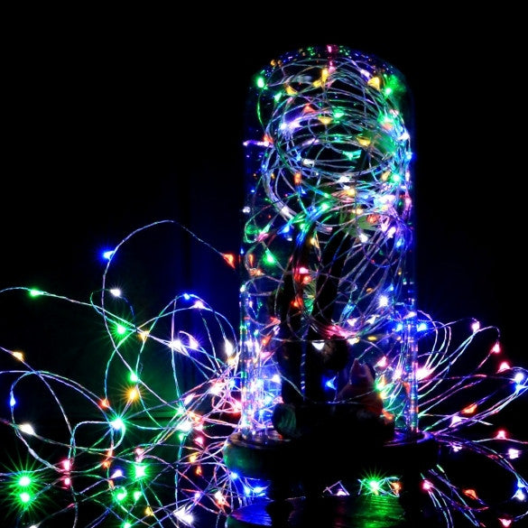 New HOMDOX 10M 6V 100LED Colorful Light String Light Party Festival Decor Light EU/US/UK Plug Remote Control