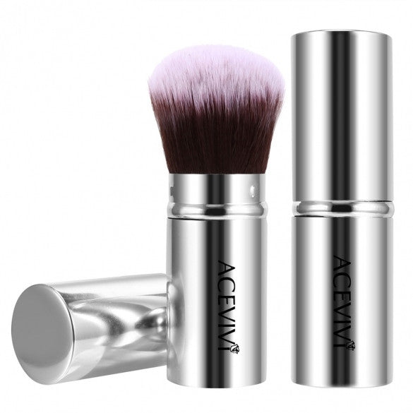 Acevivi Retractable Kabuki Brush Concealer Foundation Blush Face Powder Bronzer Makeup Brushes