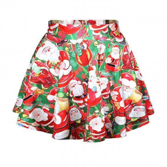 Lovely Christmas Santa Short Skirt - MeetYoursFashion - 6