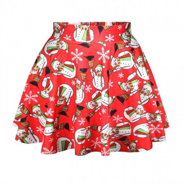 Lovely Christmas Santa Short Skirt - MeetYoursFashion - 4