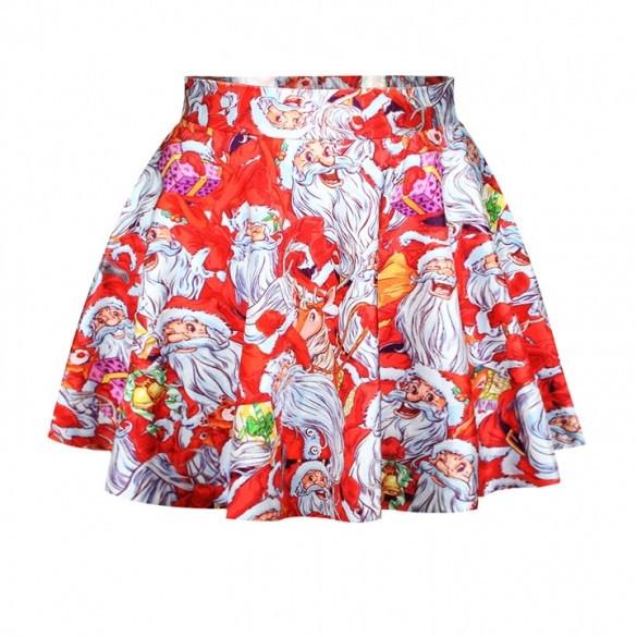 Lovely Christmas Santa Short Skirt - MeetYoursFashion - 8
