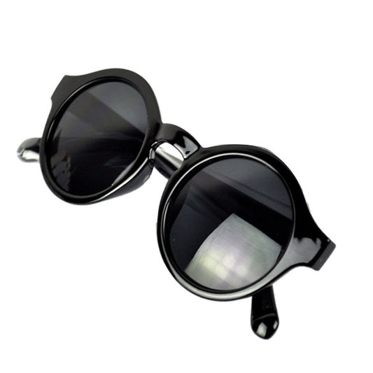 Fashion Unisex Retro Round Plastic Frame Sunglasses