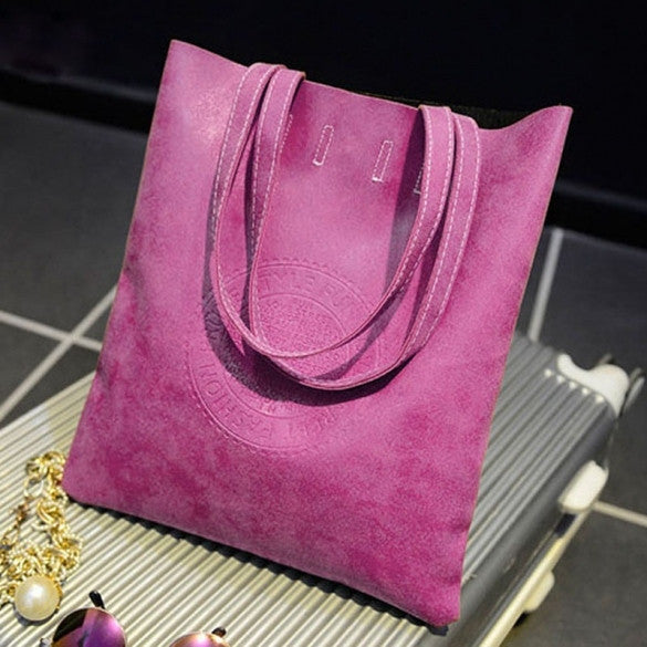 Korean Lady Women's Retro Matte Synthetic Leather Handbag Shoulder Messenger Bag
