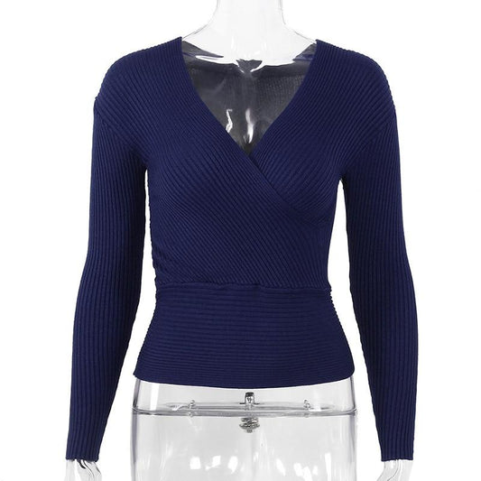 Sexy Winter Knitted Sweater V Neck Cashmere Sweater Female Sweaters And Pullovers Autumn Long Sleeve Sweater Jumper