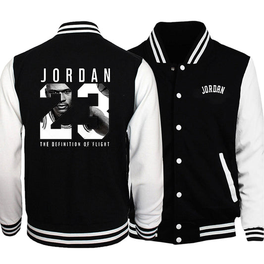 Men Baseball Uniform Coat Autumn Bomber Jacket Jordan Printed Streetwear Casual Tracksuit Hip Hot Men Coats