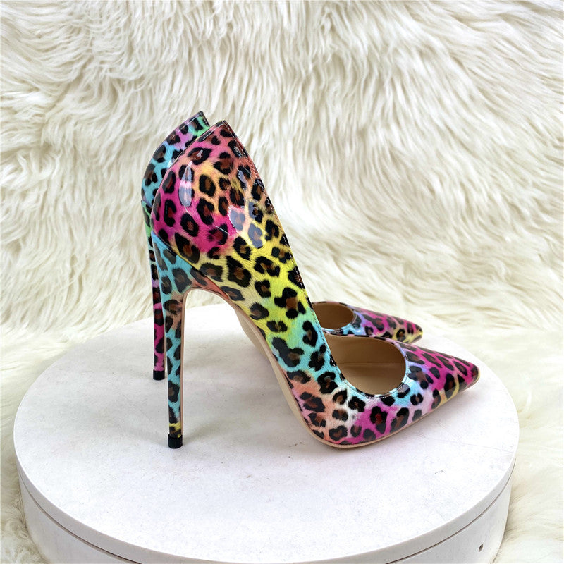 Leopard Print Shoes | Pointed-toe Shoes | Elegance Shoes