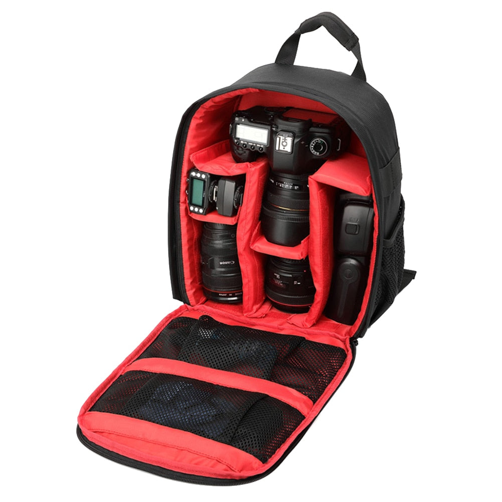 Outdoor Single Lens Digital Camera Bag Wear-resistant Shoulder Pouch Backpack