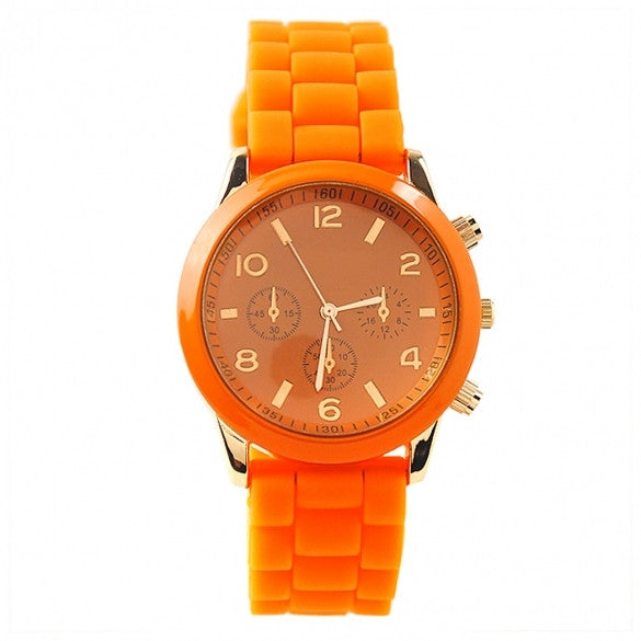 Ladies Brand Silicone Jelly Watch Quartz Watch
