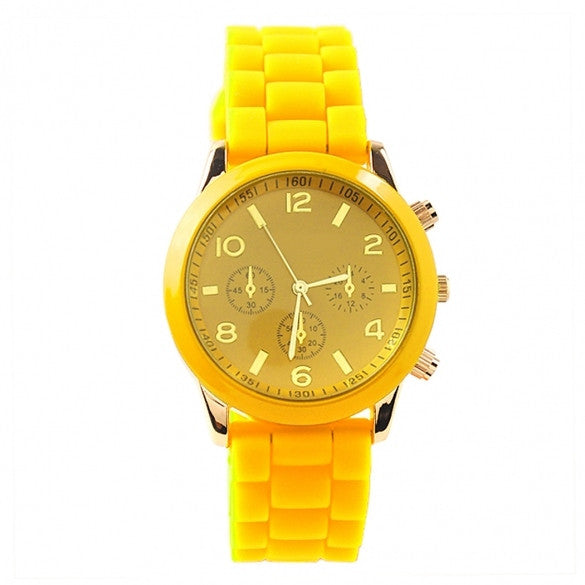 Ladies Brand Silicone Jelly Watch Quartz Watch